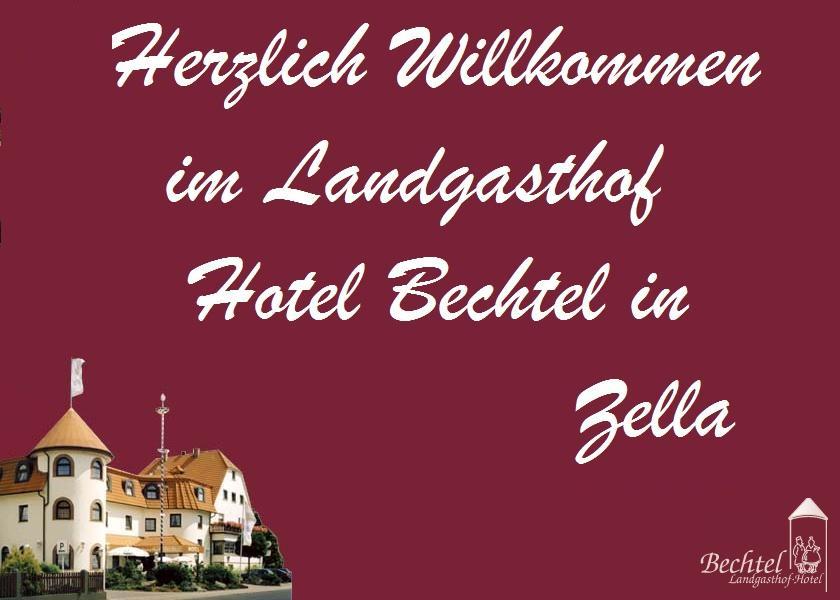 Landgasthof Hotel Bechtel Zella Екстер'єр фото